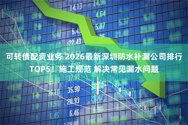 可转债配资业务 2026最新深圳防水补漏公司排行TOP5！施工规范 解决常见漏水问题